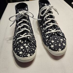 Superga High Top Sneakers Women Sz 8